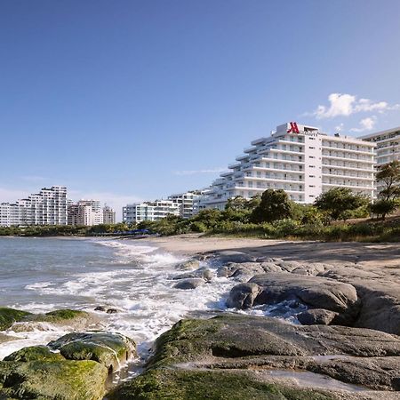 ซานตา มาร์ตา แมริออท รีสอร์ต ปลายา ดอร์มิดา Hotel ซันตามาร์ตา ภายนอก รูปภาพ The hotel from the beach